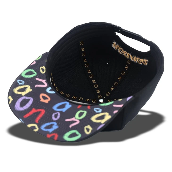 Artistic Copper Coin Pattern Fitted Cap