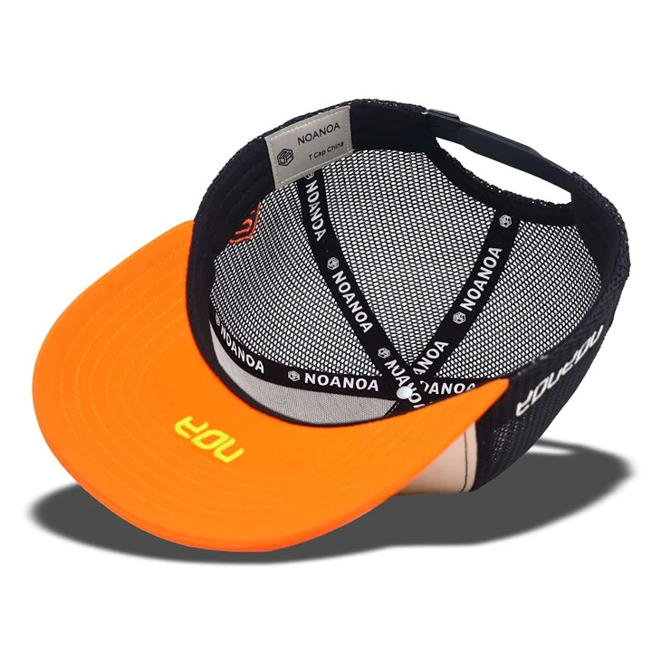 Orange Version Star Embroidery Trucker Cap