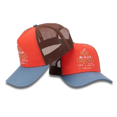 Cappello camionista di camion del ricamo natalizio