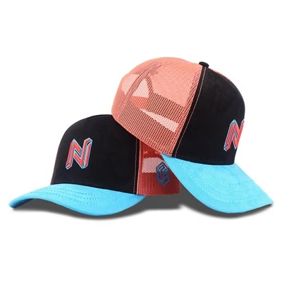 Lettera di ricamo 3d creativo N Pattern Trucker Cap