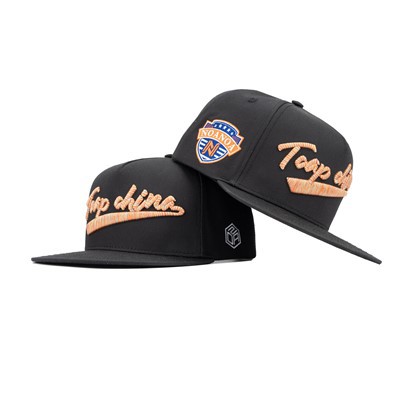 Cappellini ricamati TCAP Cappellino personalizzato Snapback in twill di cotone a 5 pannelli